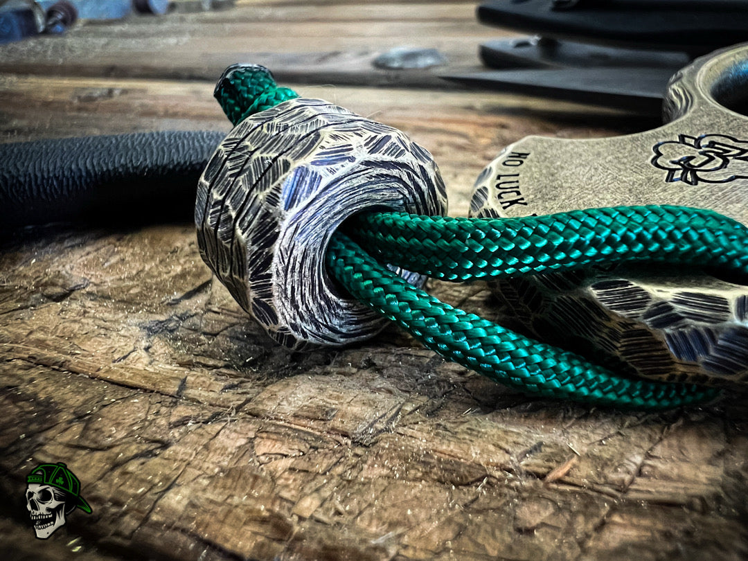 V2 No Luck Charm w/ 3D 3LC Skull & Rock Work Finish