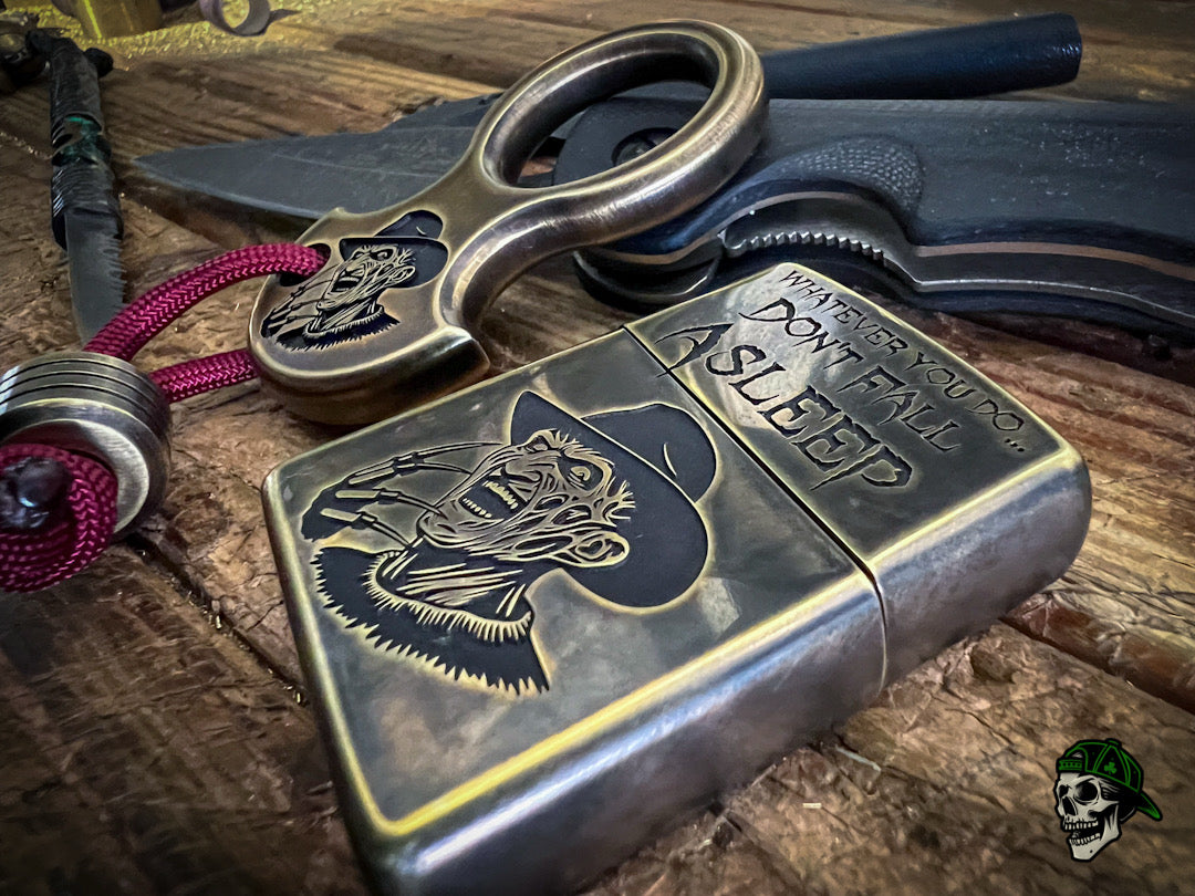 "Freddy" No Luck Charm, Bead, & Zippo
