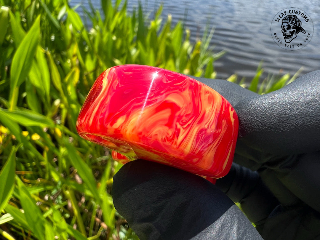 "Fully Involved" No Luck Charm (kaotic artworks resin)