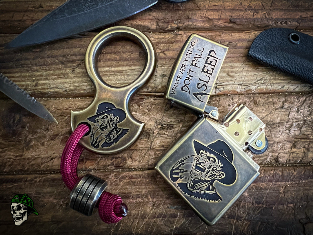 "Freddy" No Luck Charm, Bead, & Zippo