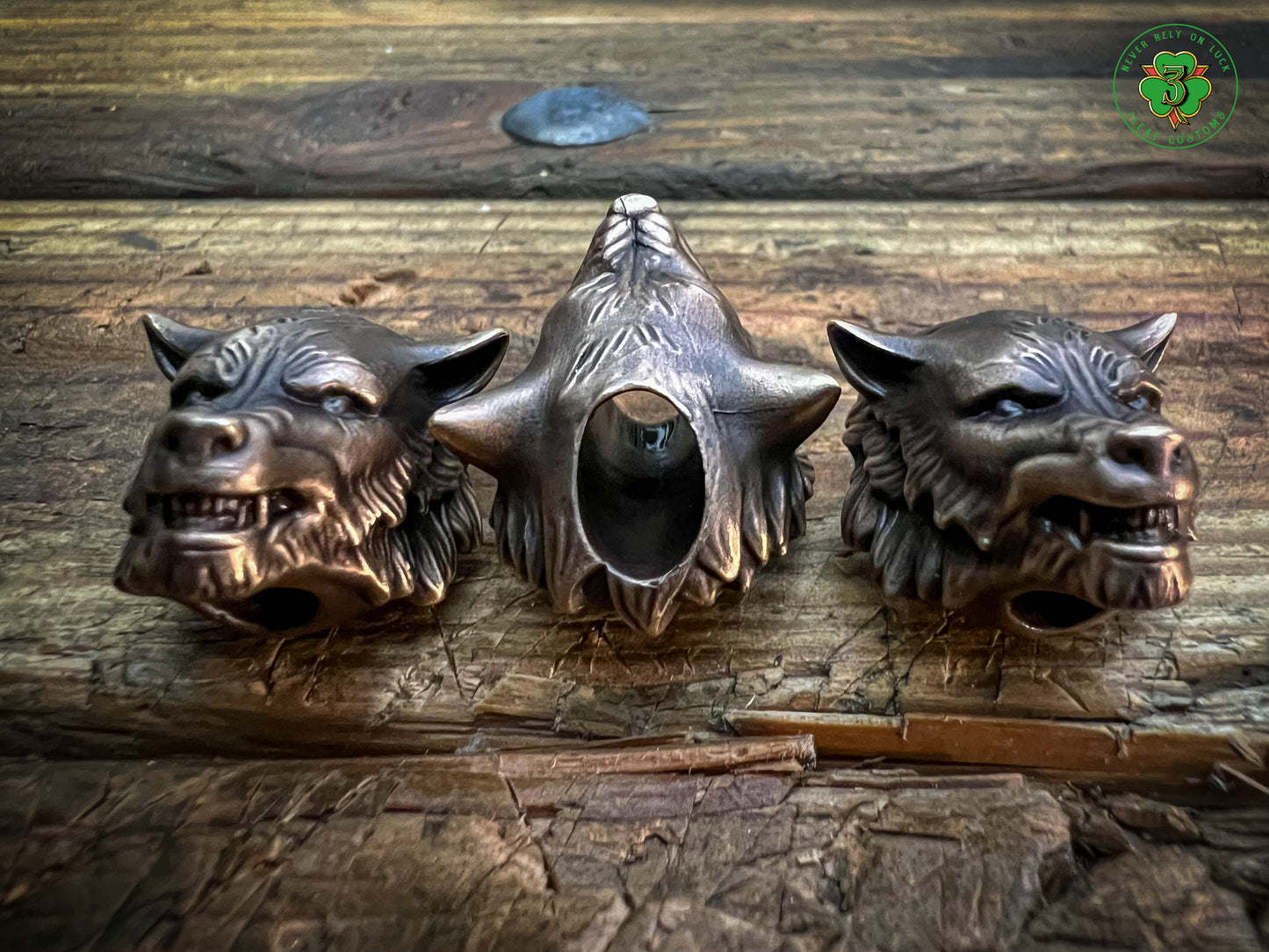 "Monster Within" 3Leaf Werewolf Bead