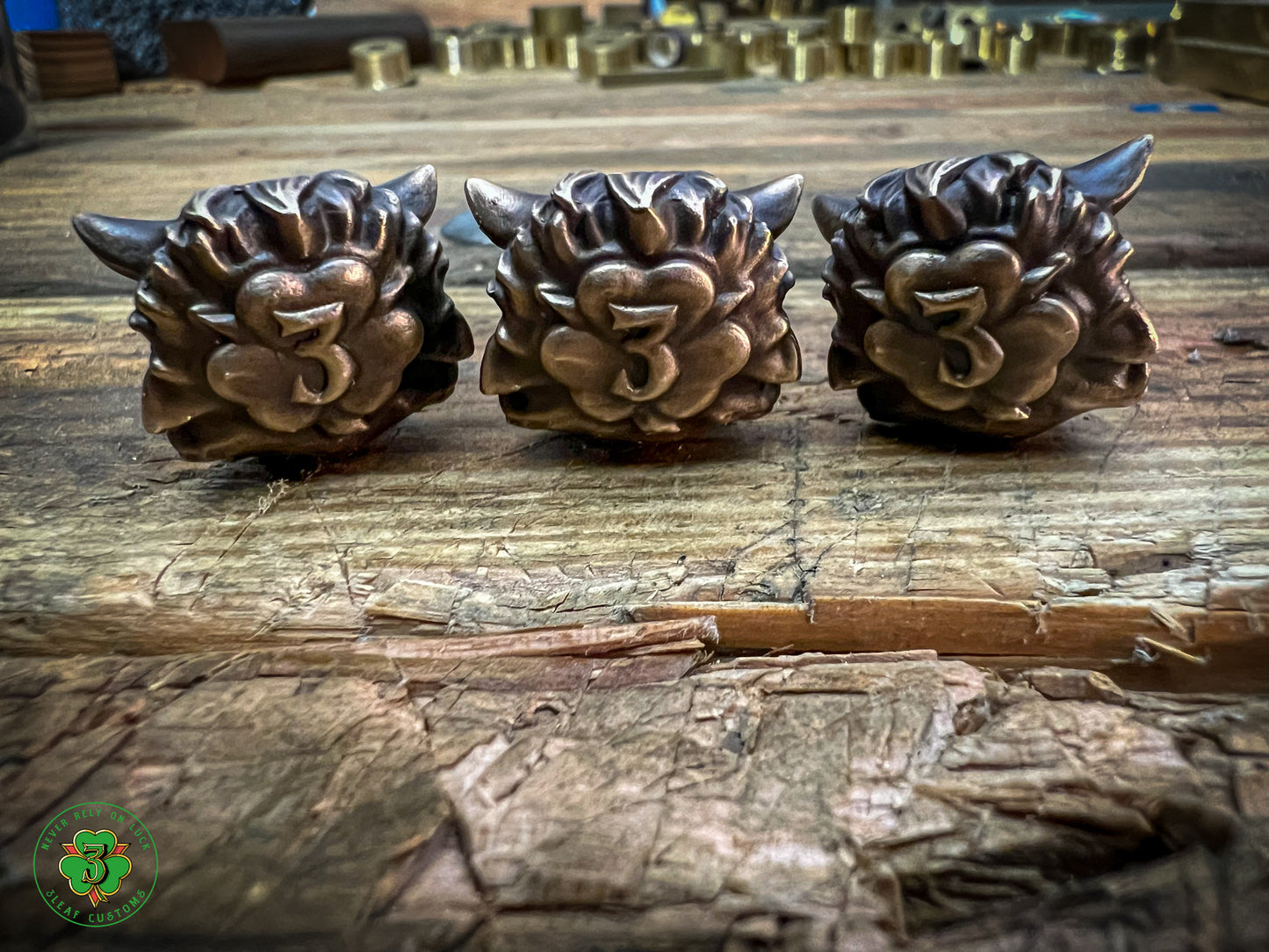 "Monster Within" 3Leaf Werewolf Bead