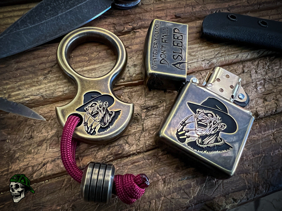 "Freddy" No Luck Charm, Bead, & Zippo