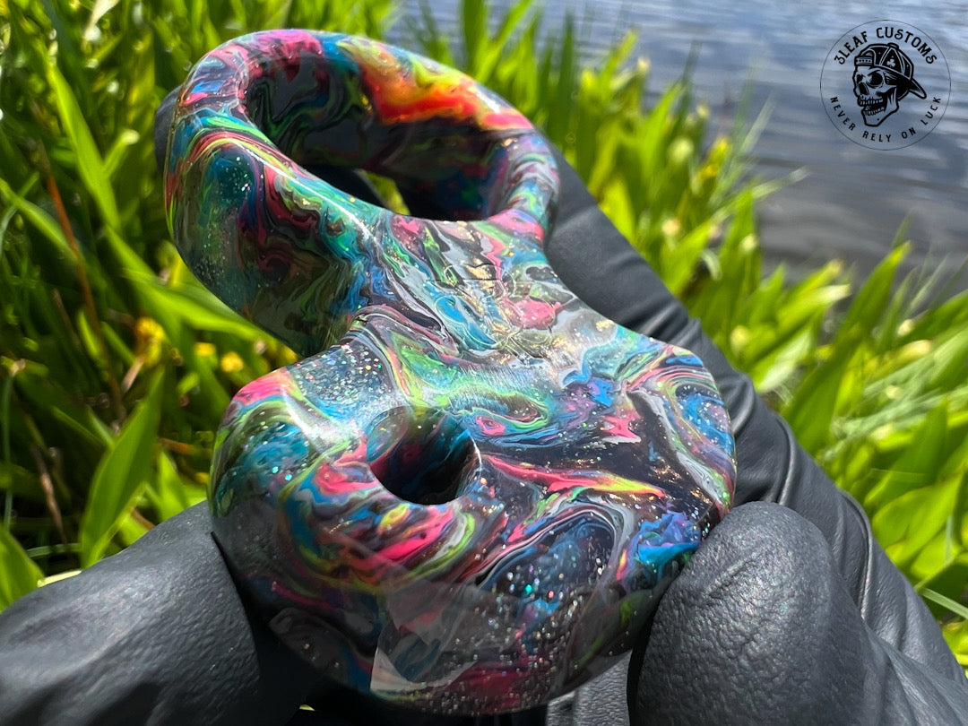"Midnight Run" No Luck Charm (Kaotic Artworks Resin)