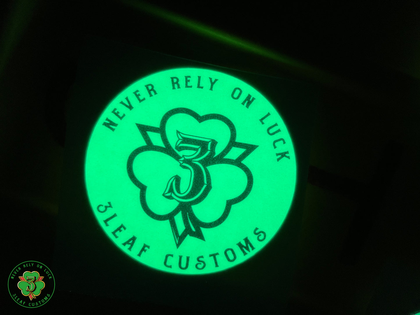 PHOTOLUMINESCENT DECAL (SINGLE)