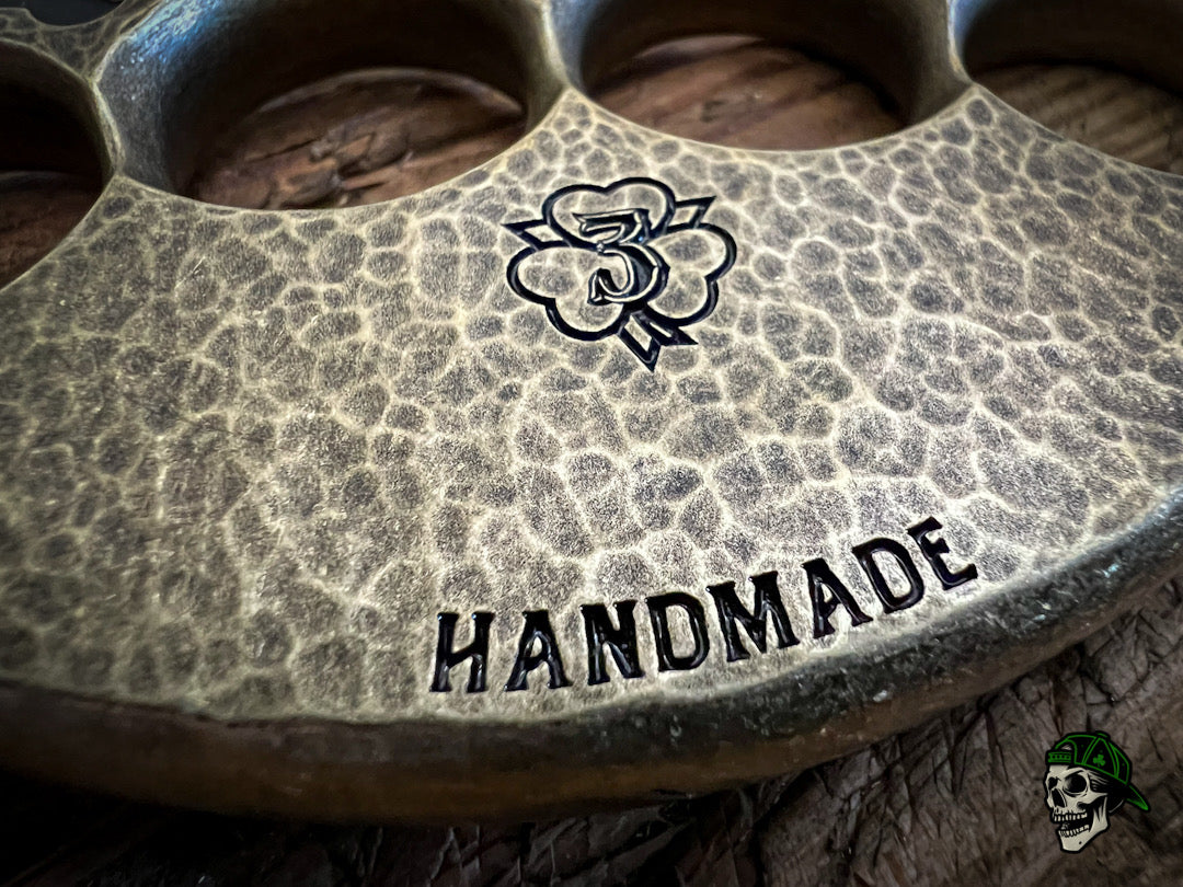 Handmade Bear Paw- Hammered, Blackened & Stonewashed