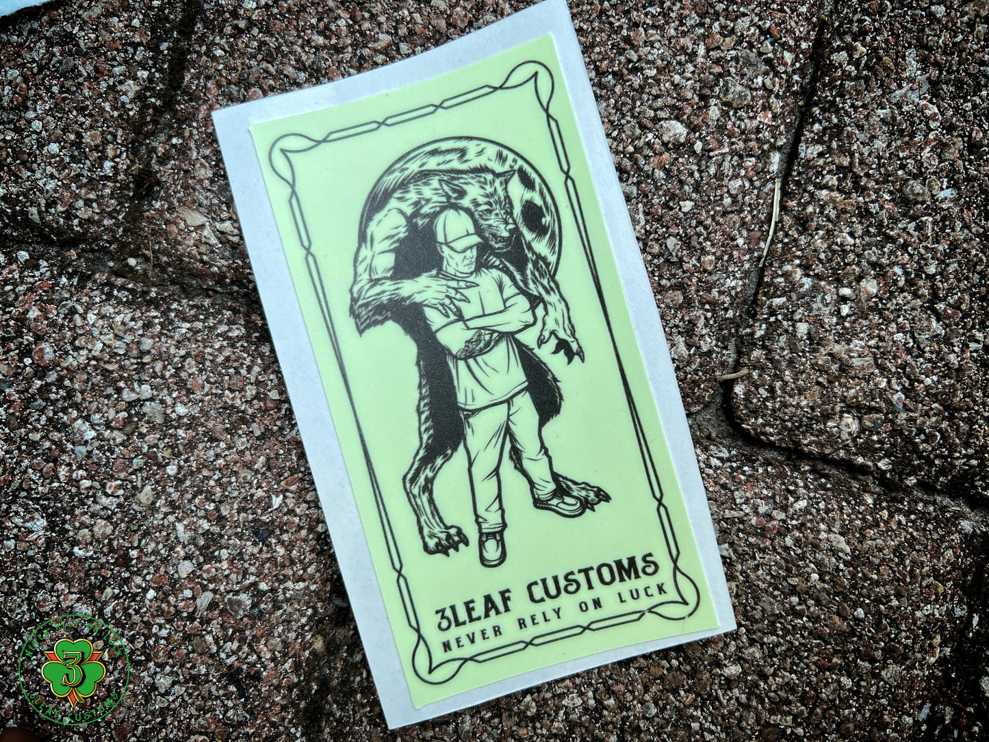 PHOTOLUMINESCENT DECAL (SINGLE)