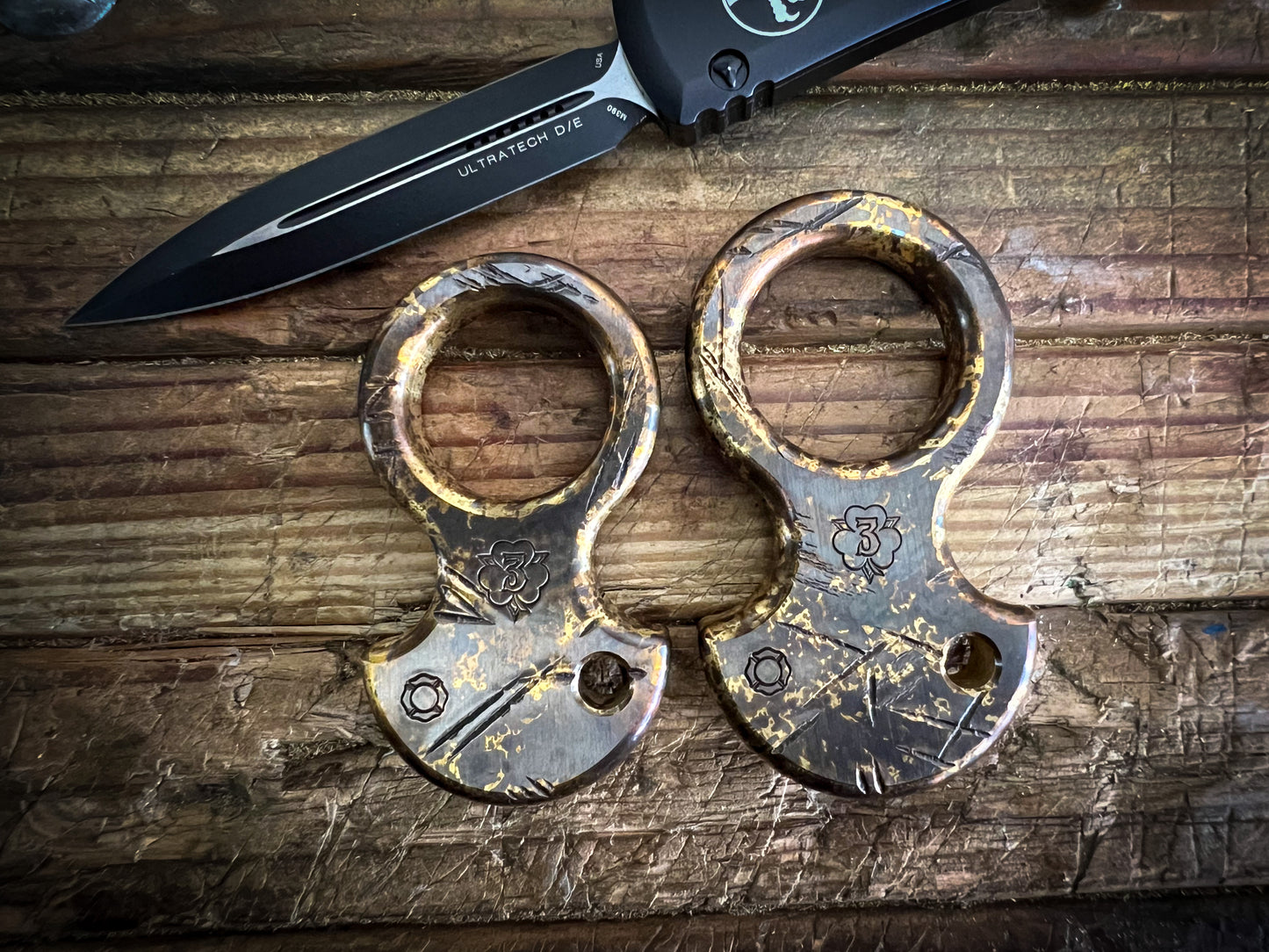 CNC No Luck Charms- Solid Brass (Standard Thickness*) Various Finishes