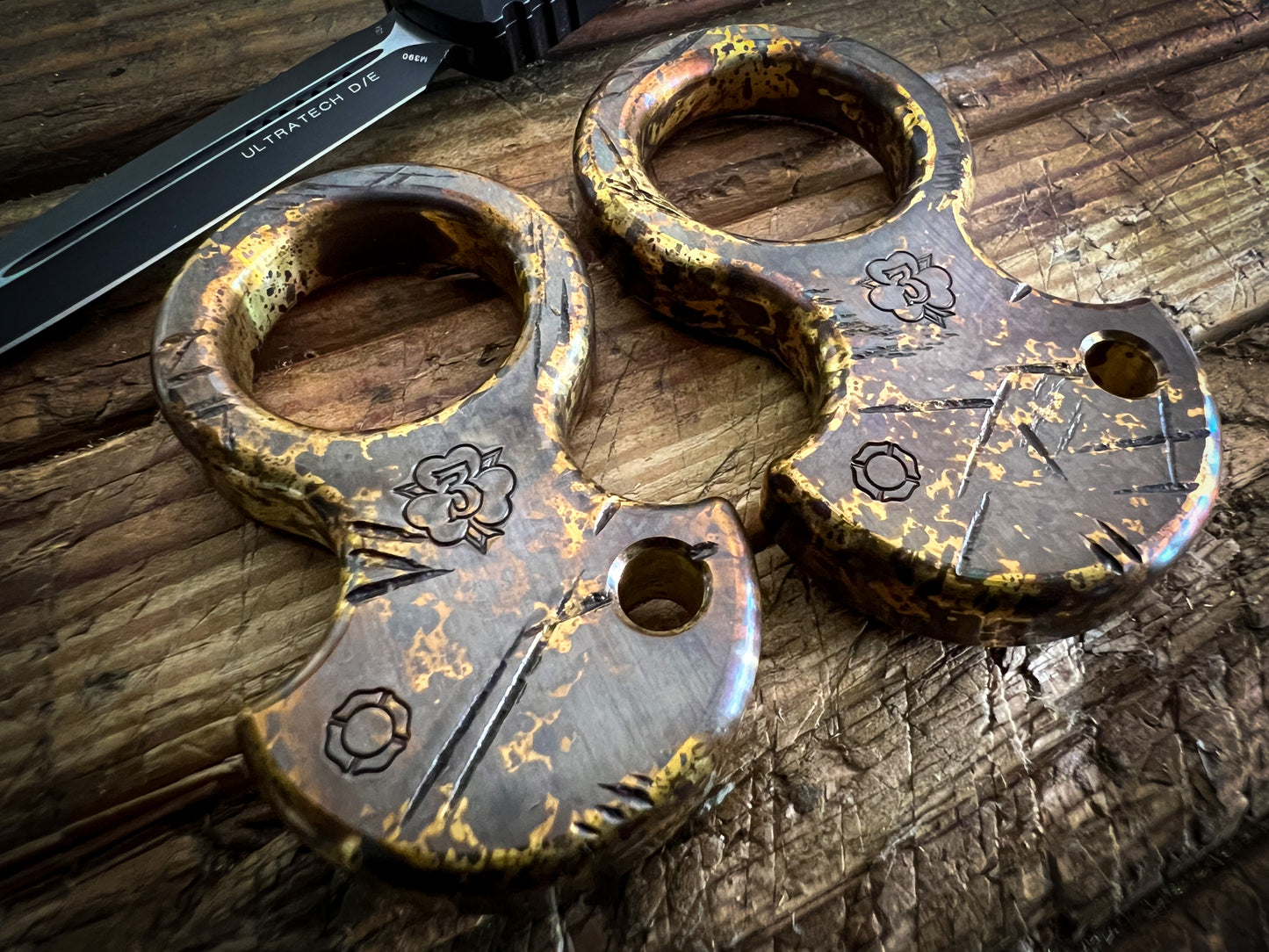 CNC No Luck Charms- Solid Brass (Standard Thickness*) Various Finishes