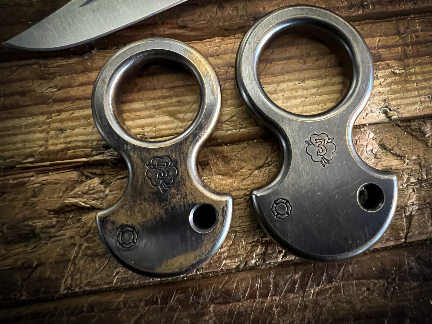 CNC No Luck Charms- Solid Brass (Standard Thickness*) Various Finishes