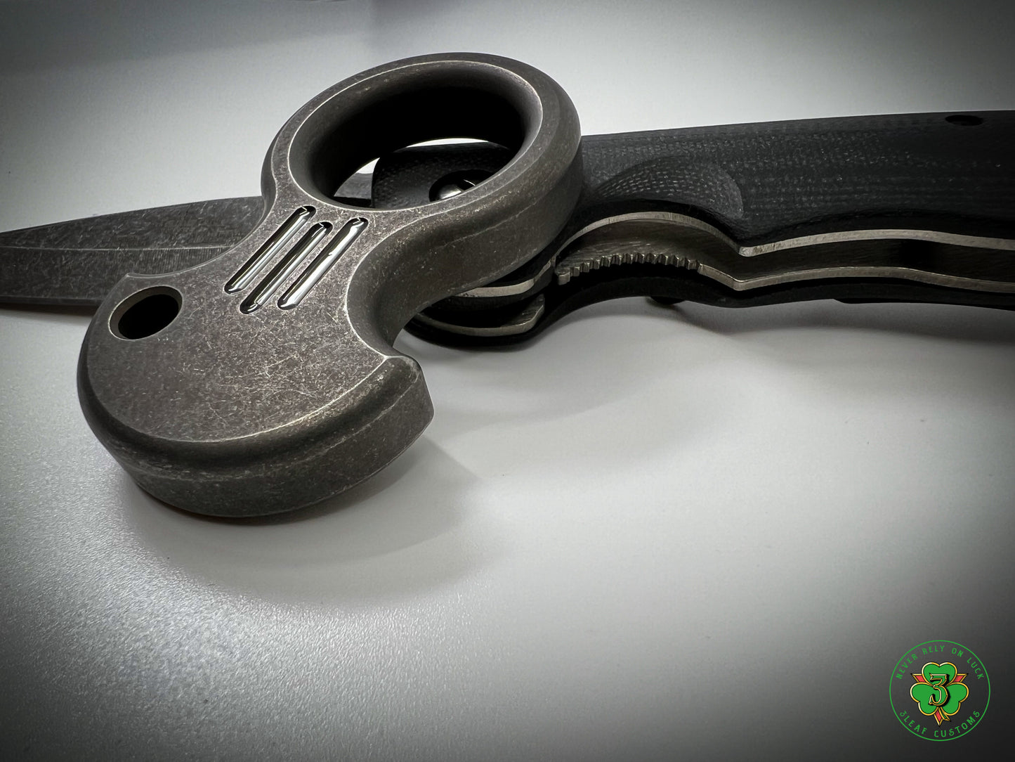Titanium - Anodized Battle Bronze No Luck Charm (1" Stall)