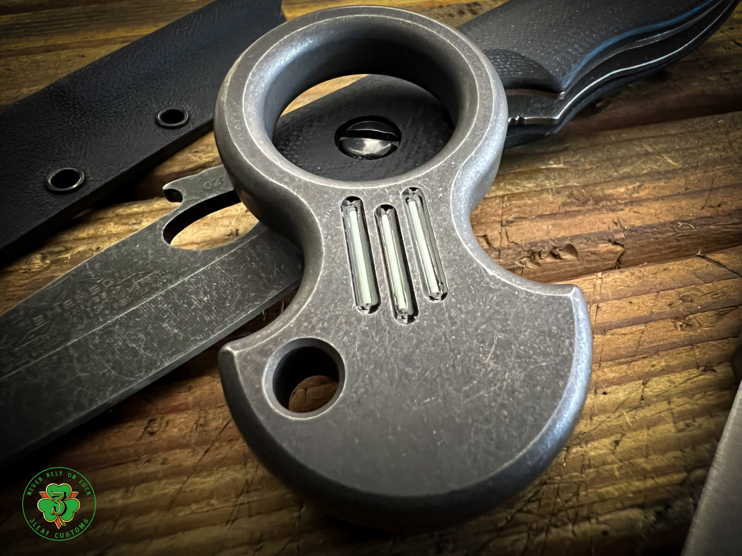 Titanium - Anodized Battle Bronze No Luck Charm (1" Stall)