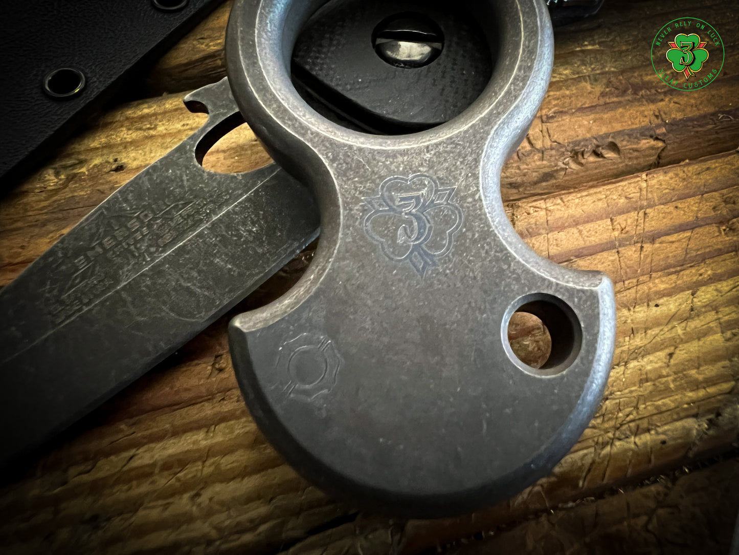 Titanium - Anodized Battle Bronze No Luck Charm (1" Stall)