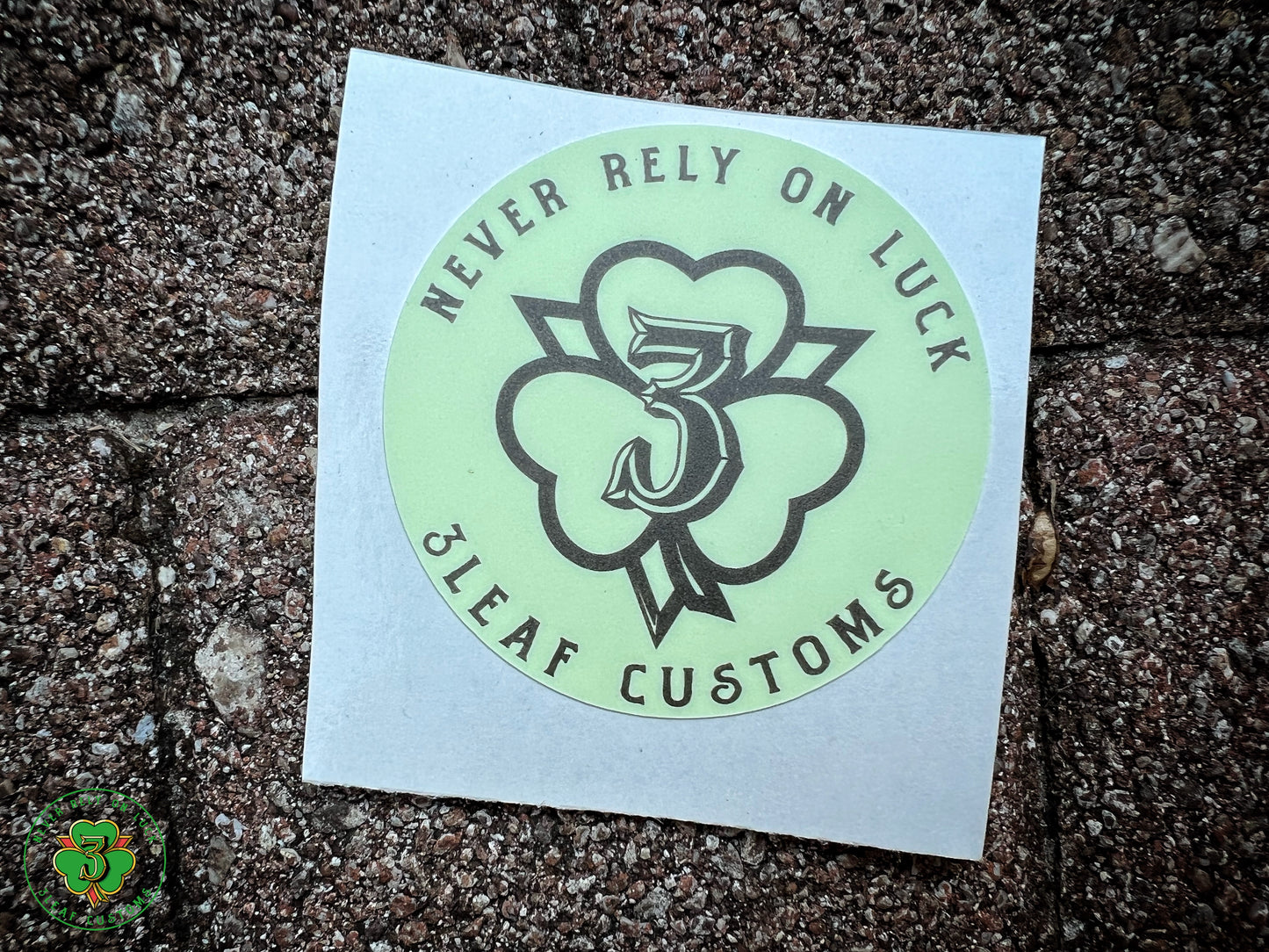 PHOTOLUMINESCENT DECAL (SINGLE)