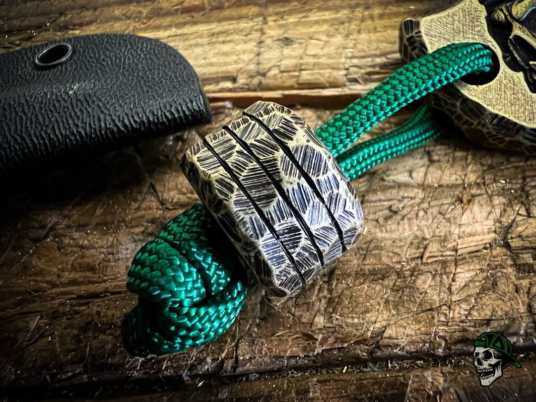 V2 No Luck Charm w/ 3D 3LC Skull & Rock Work Finish