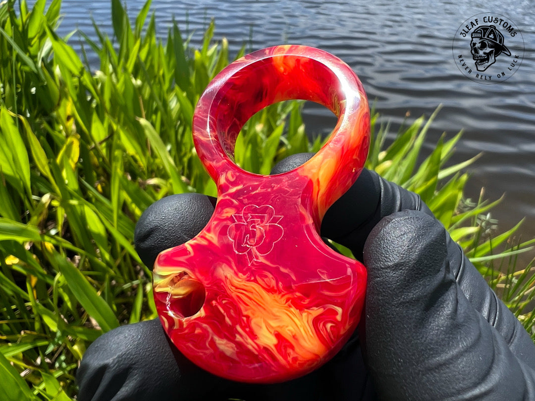 "Fully Involved" No Luck Charm (kaotic artworks resin)