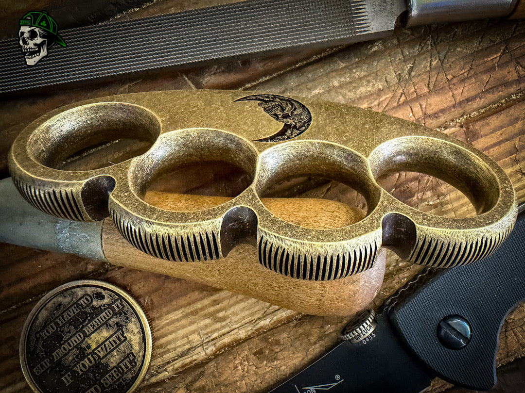 "Dark Side" Xtrme Low Pro Bear Paw & Coin- Handmade w/Reeded Crowns