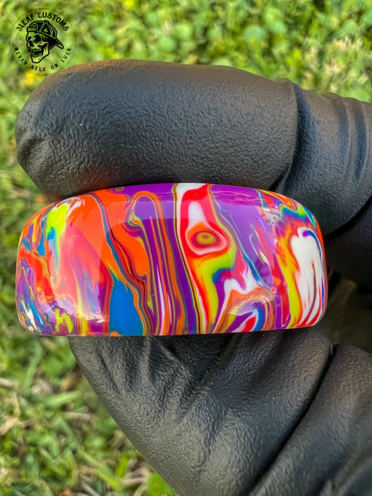 "Color Explosion" No Luck Charm & Bead ('Burnt End')