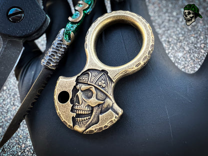 V2 No Luck Charm w/ 3D 3LC Skull & Rock Work Finish