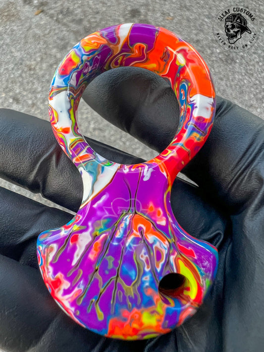 "Color Explosion" No Luck Charm & Bead ('Burnt End')