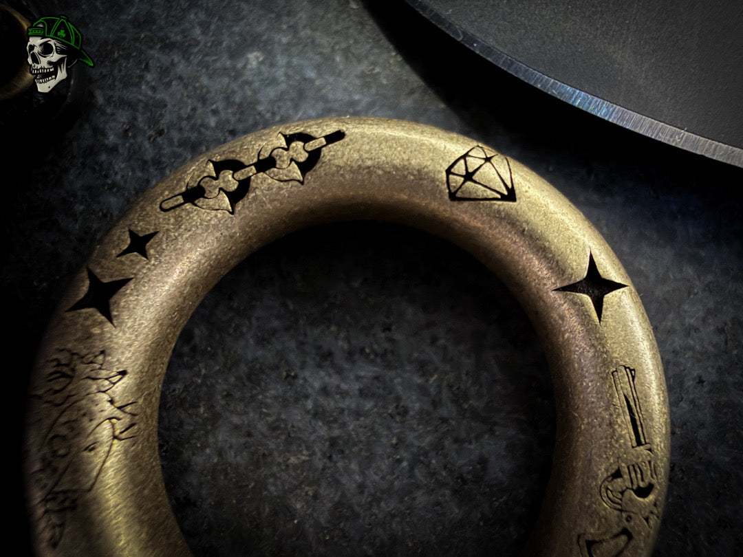 "Tattooed" Low Pro No Luck Charm & Bead