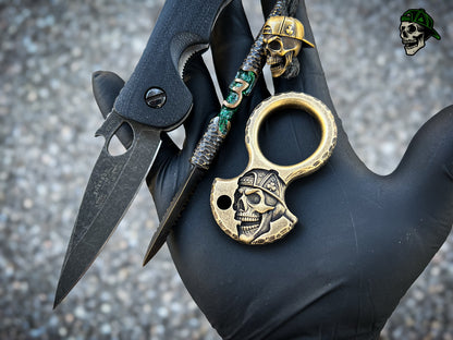 V2 No Luck Charm w/ 3D 3LC Skull & Rock Work Finish