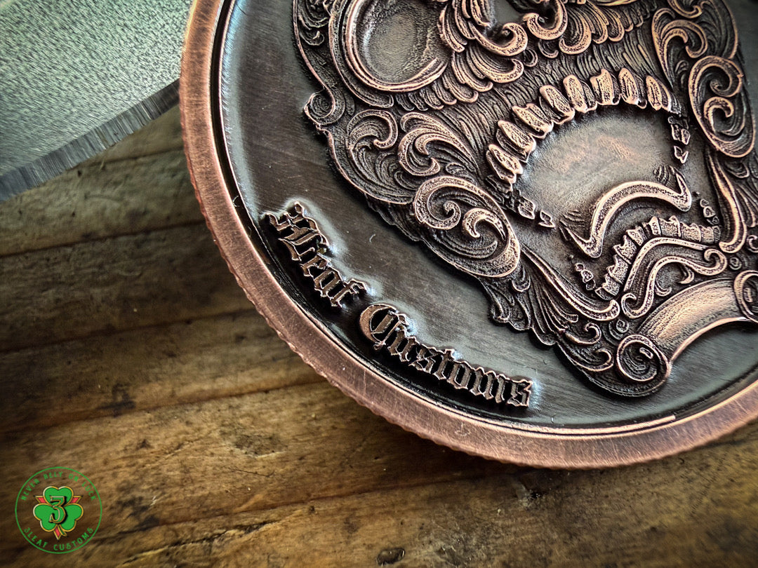 "Stay Hungry" 3D COPPER Coin