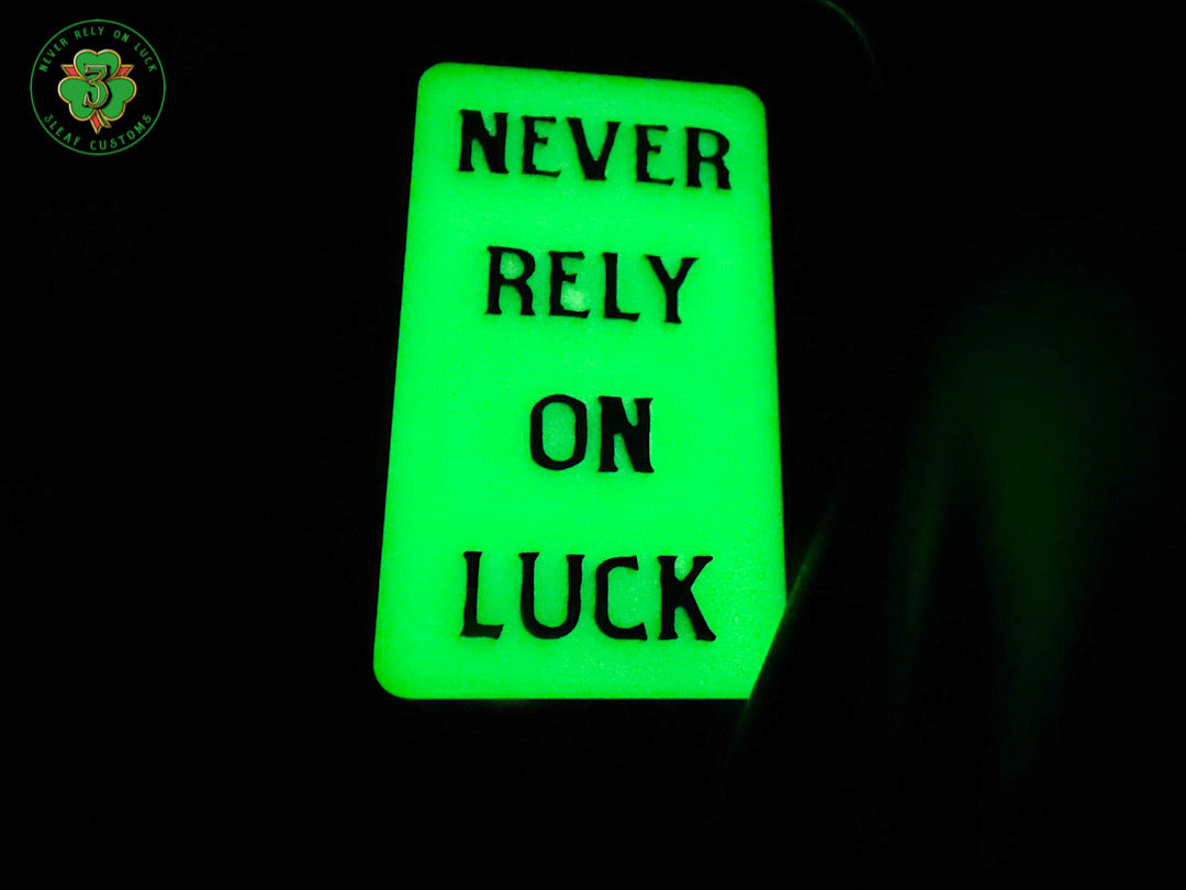 Special 3D Engraved & Night Vision- Imminent Danger Tag