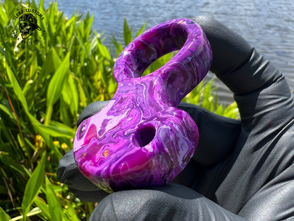 "Purple Haze" No Luck Charm & Bead (Kaotic Artworks Resin)