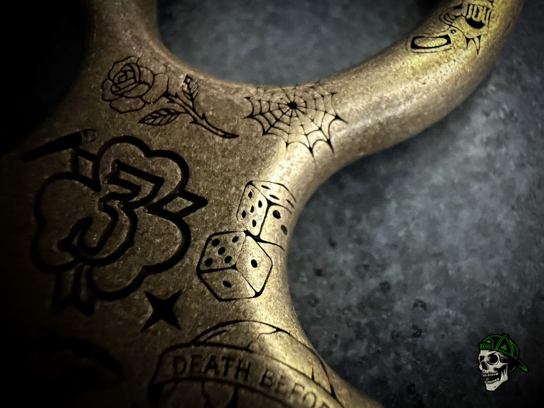 "Tattooed" Low Pro No Luck Charm & Bead