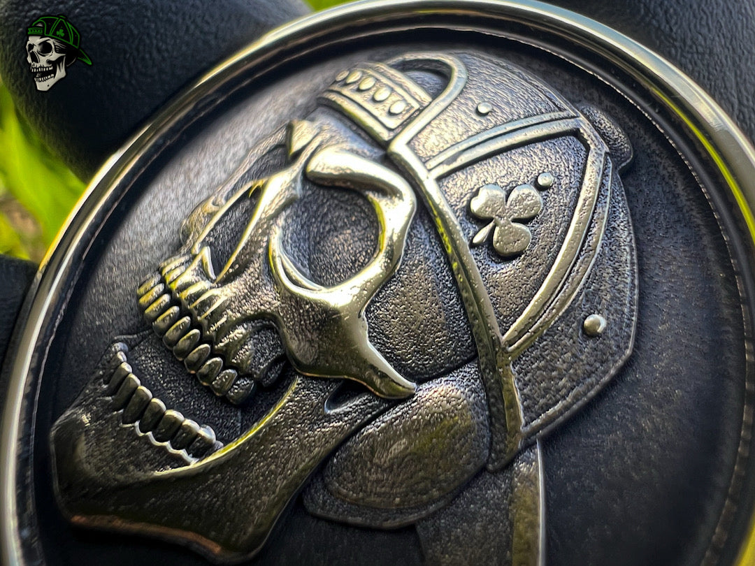 Kingman Turquoise & 3D Skull Challenge Coin