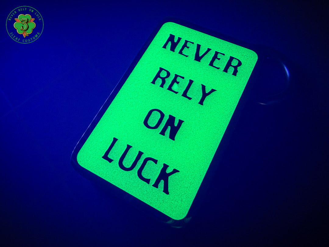 Special 3D Engraved & Night Vision- Imminent Danger Tag