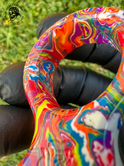 "Color Explosion" No Luck Charm & Bead ('Burnt End')