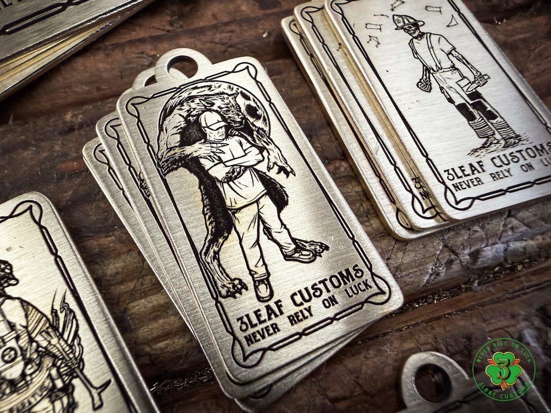 Handmade Brass Keychains (customizable)