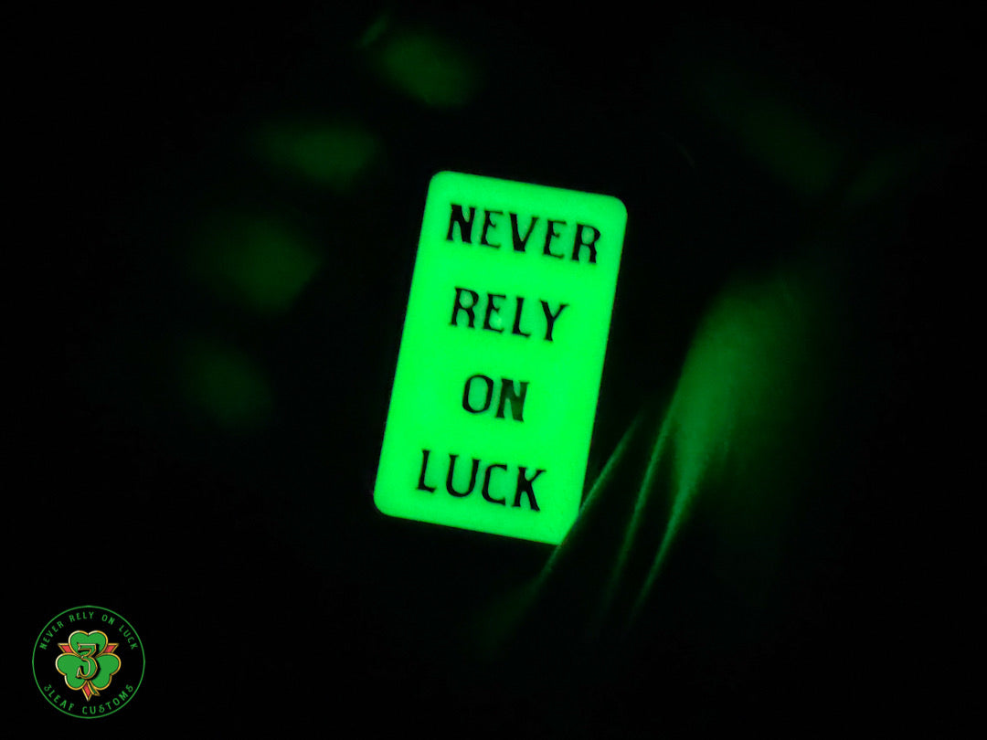 Special 3D Engraved & Night Vision- Imminent Danger Tag