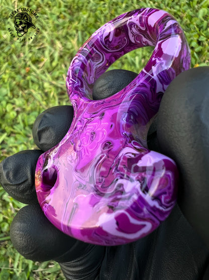 "Purple Haze" No Luck Charm & Bead (Burnt End)