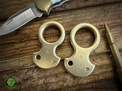 CNC No Luck Charms- Solid Brass (Standard Thickness*) Various Finishes