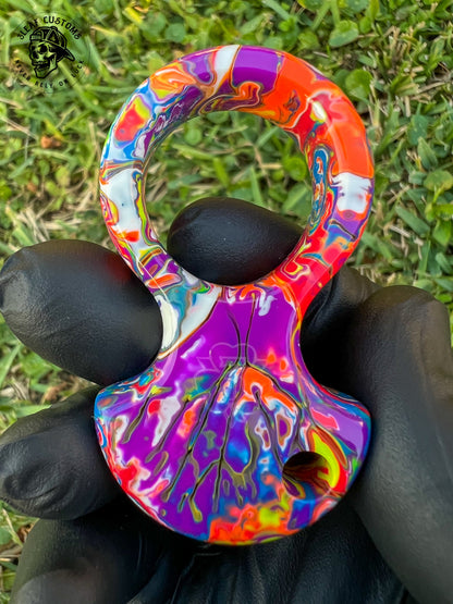 "Color Explosion" No Luck Charm & Bead ('Burnt End')