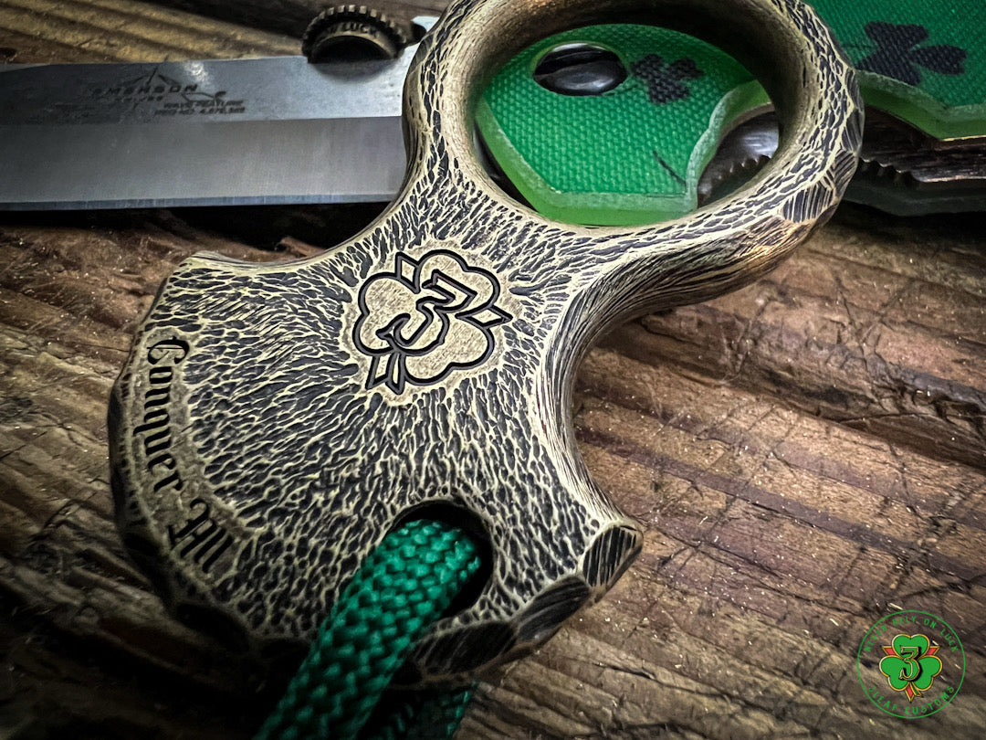 V2 Celtic Cross No Luck Charm w/ Sunburst Texturing & Rockwork