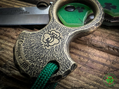 V2 Celtic Cross No Luck Charm w/ Sunburst Texturing & Rockwork