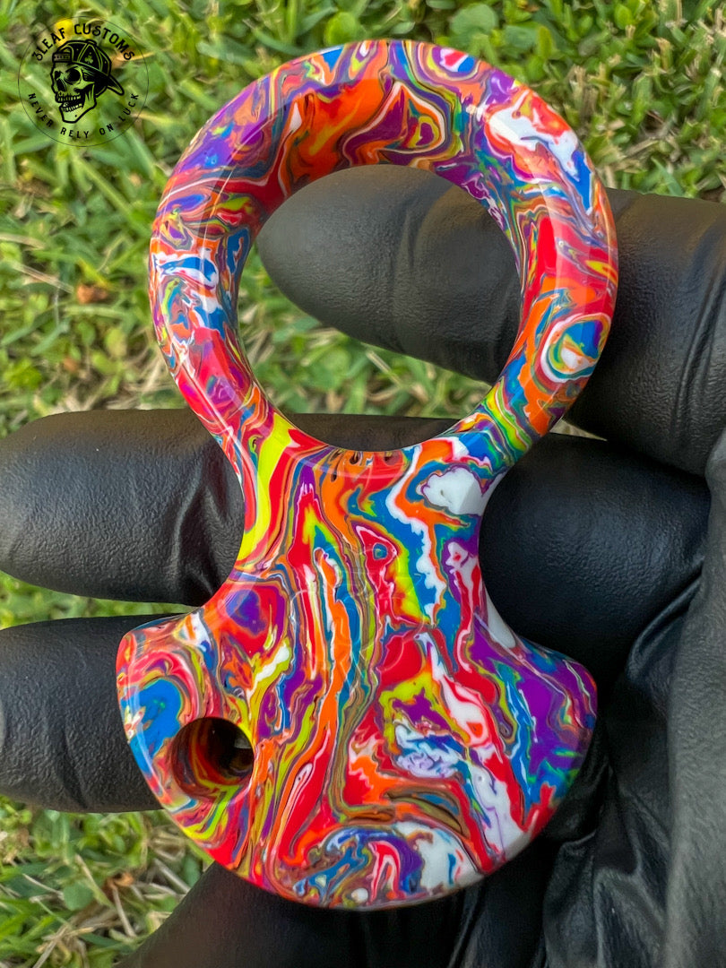 "Color Explosion" No Luck Charm & Bead ('Burnt End')