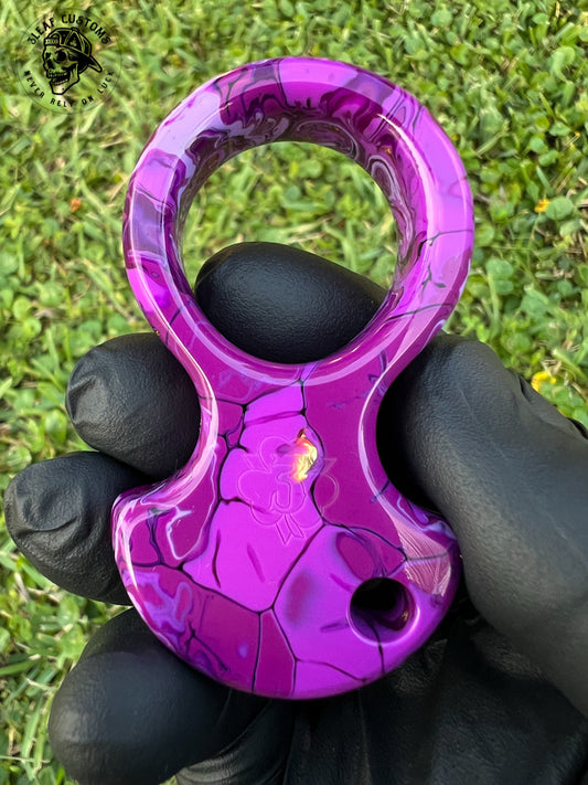 "Purple Haze" No Luck Charm & Bead (Burnt End)