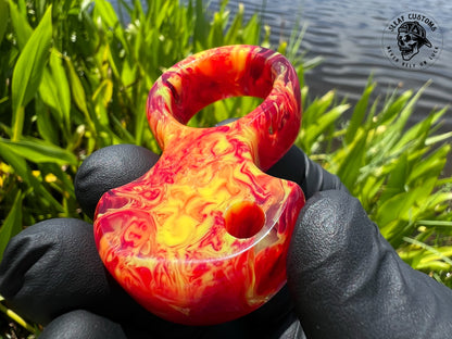 "Fully Involved" No Luck Charm (kaotic artworks resin)