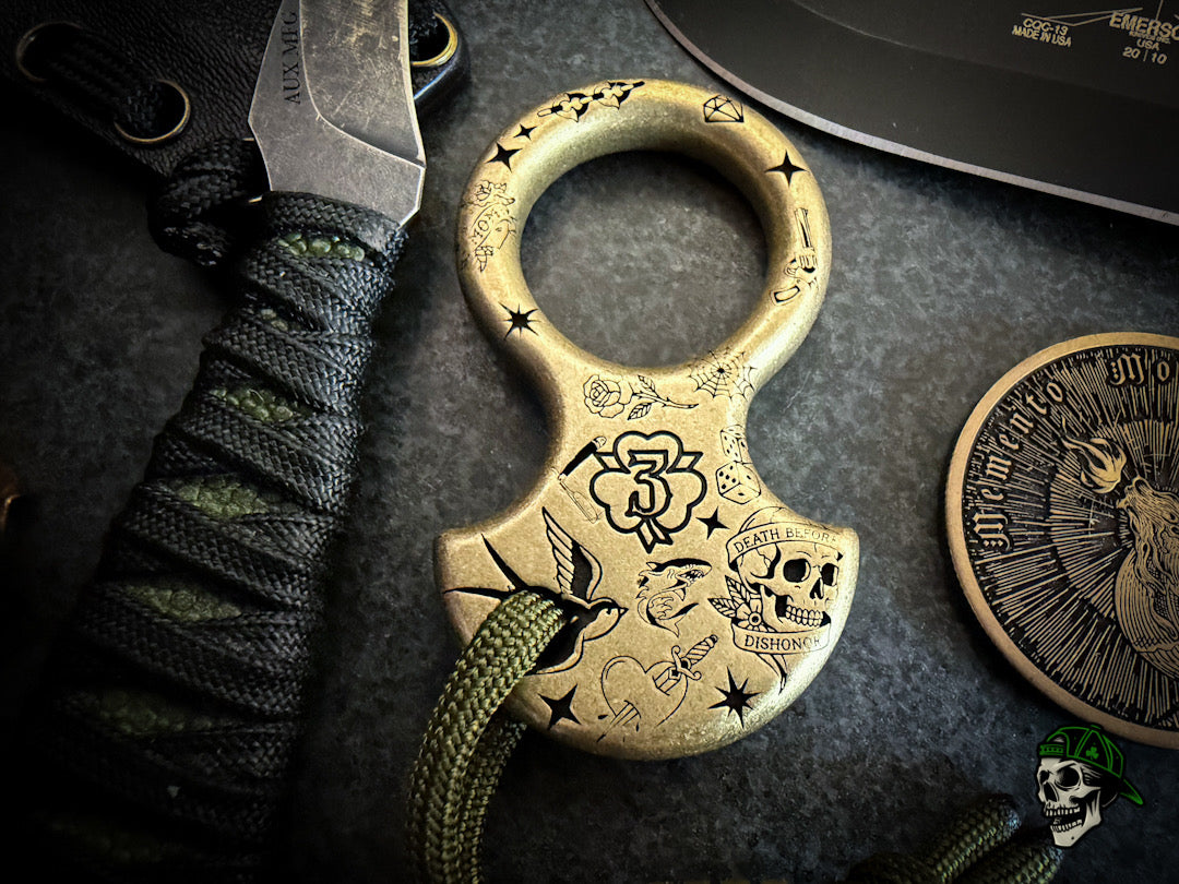 "Tattooed" Low Pro No Luck Charm & Bead