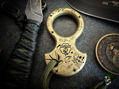 "Tattooed" Low Pro No Luck Charm & Bead