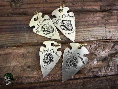 Handmade Brass Keychains