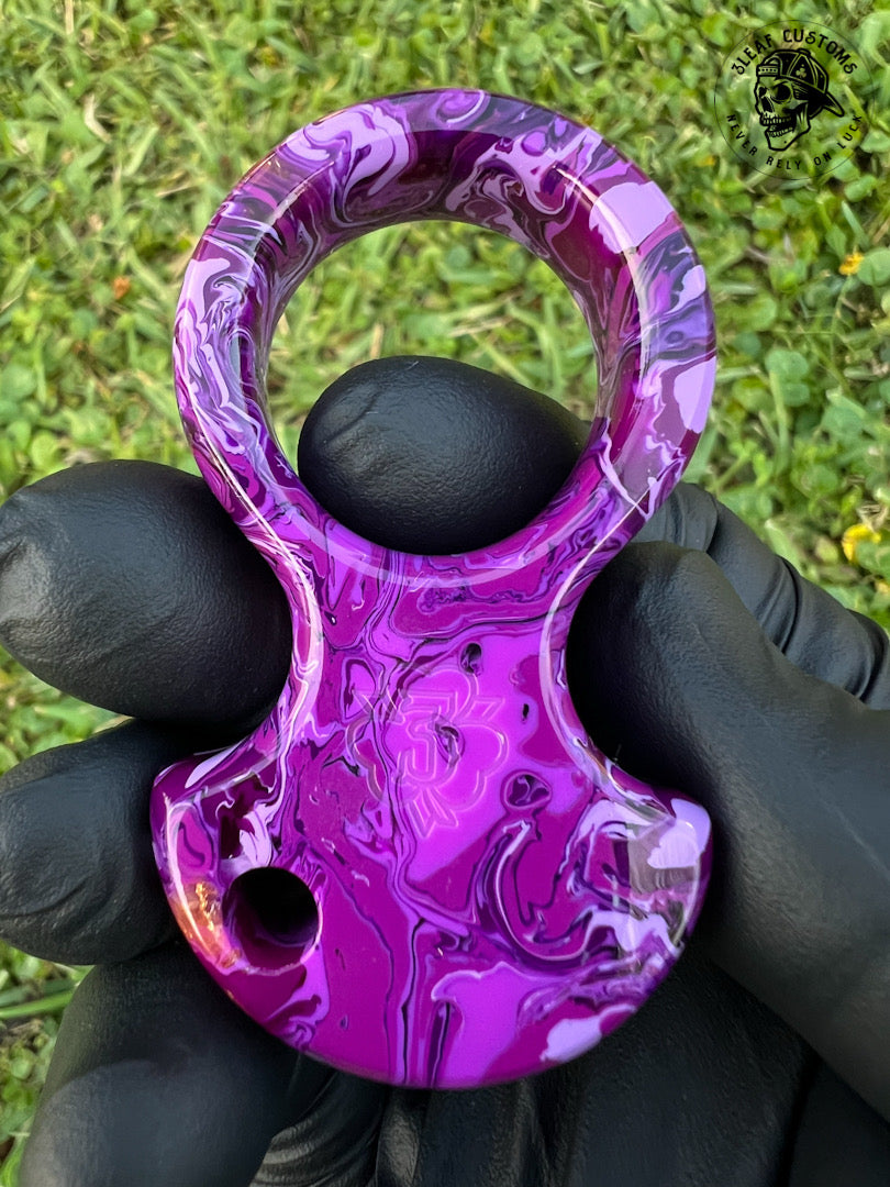 "Purple Haze" No Luck Charm & Bead (Burnt End)