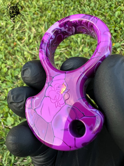 "Purple Haze" No Luck Charm & Bead (Burnt End)