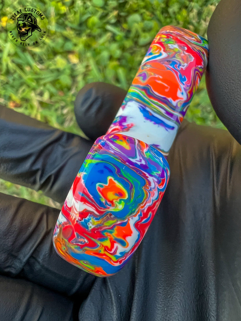 "Color Explosion" No Luck Charm & Bead ('Burnt End')