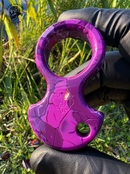 "Purple Haze" No Luck Charm & Bead (Burnt End)